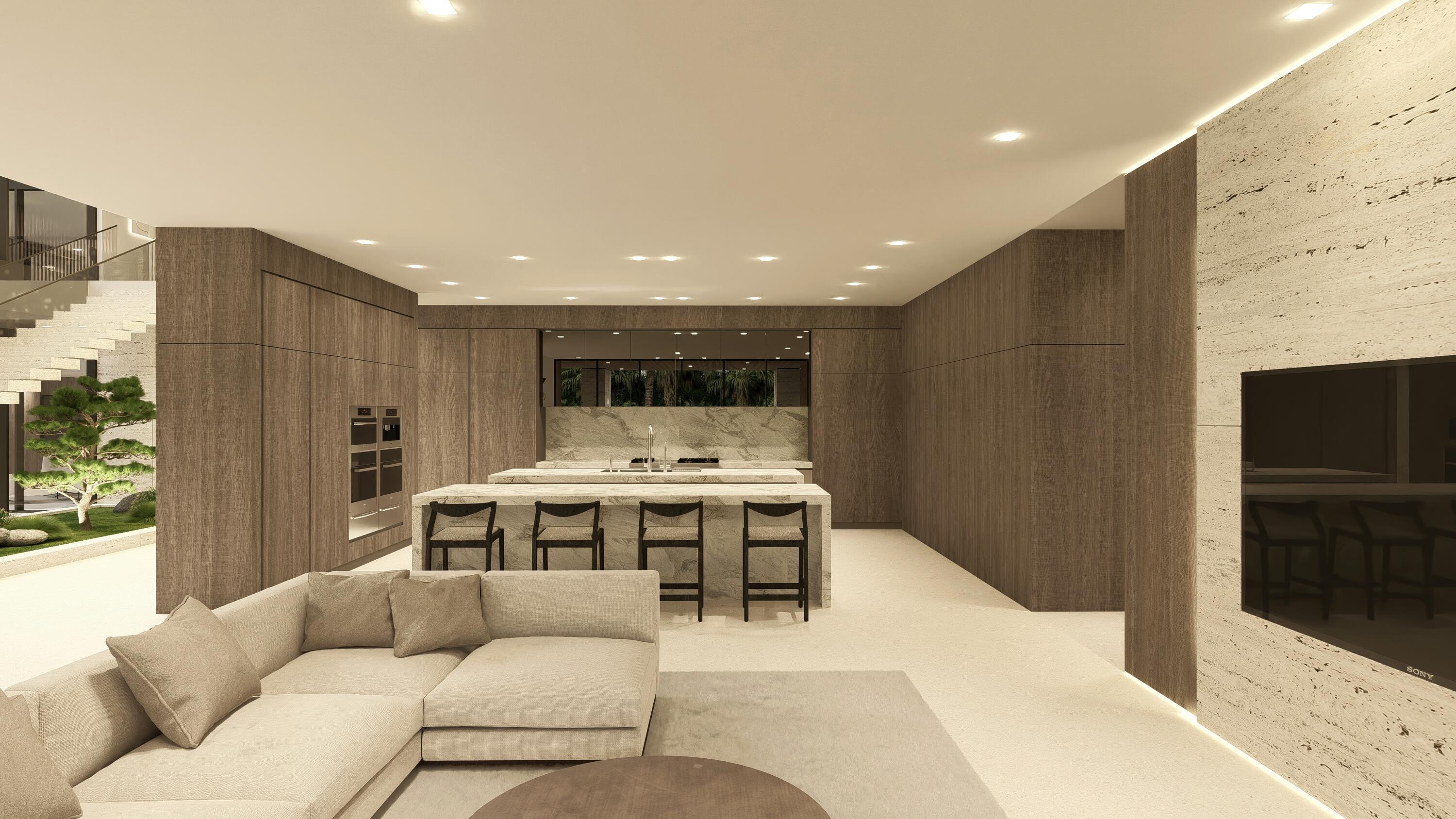 Kitchen and great room